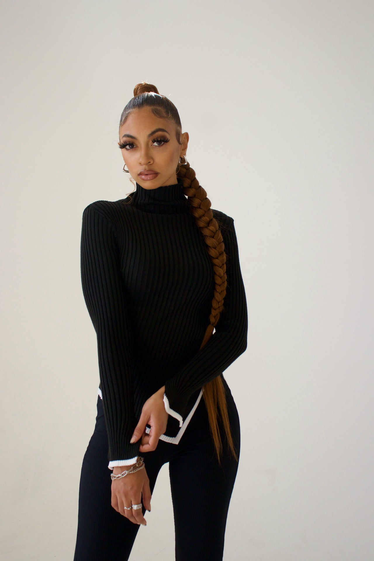 Damen Rollkragenpullover Klassisch