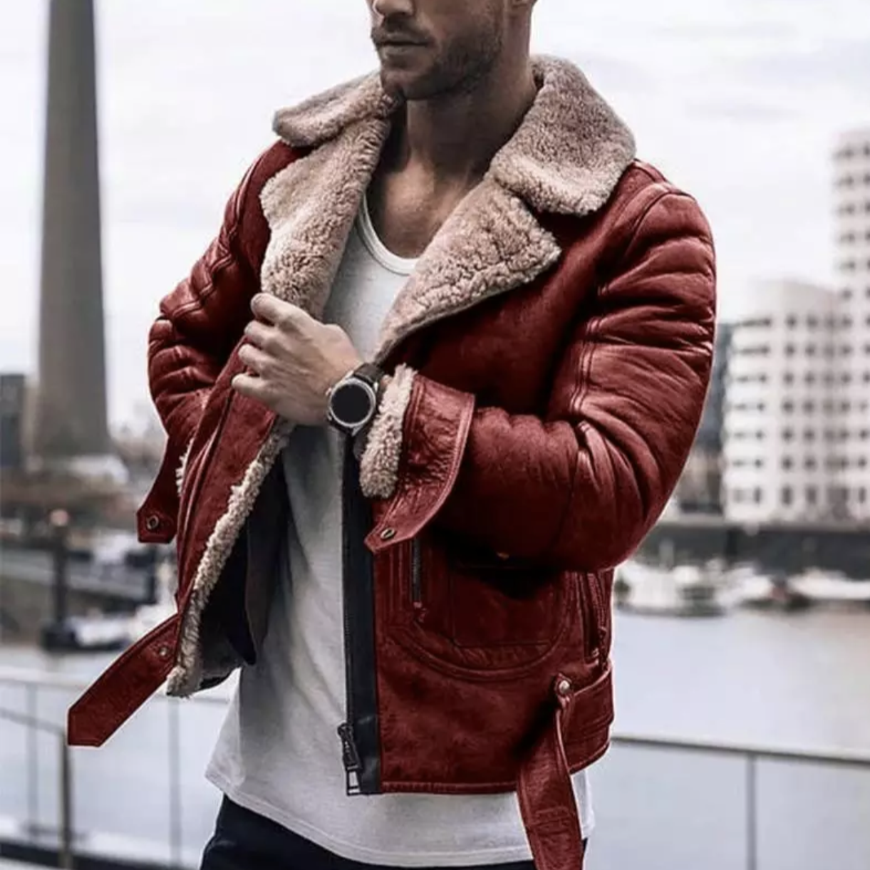 Norvielle Herren Winterjacke Trendig