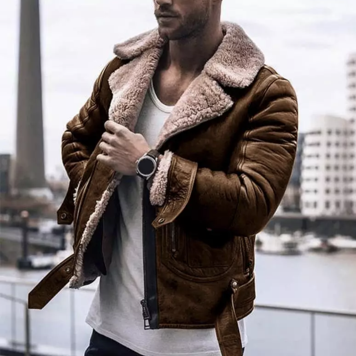 Norvielle Herren Winterjacke Trendig