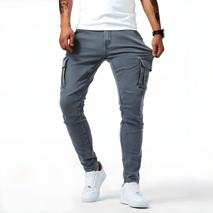 Herren Stretch Cargohose Bequem