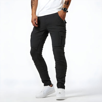 Herren Stretch Cargohose Bequem