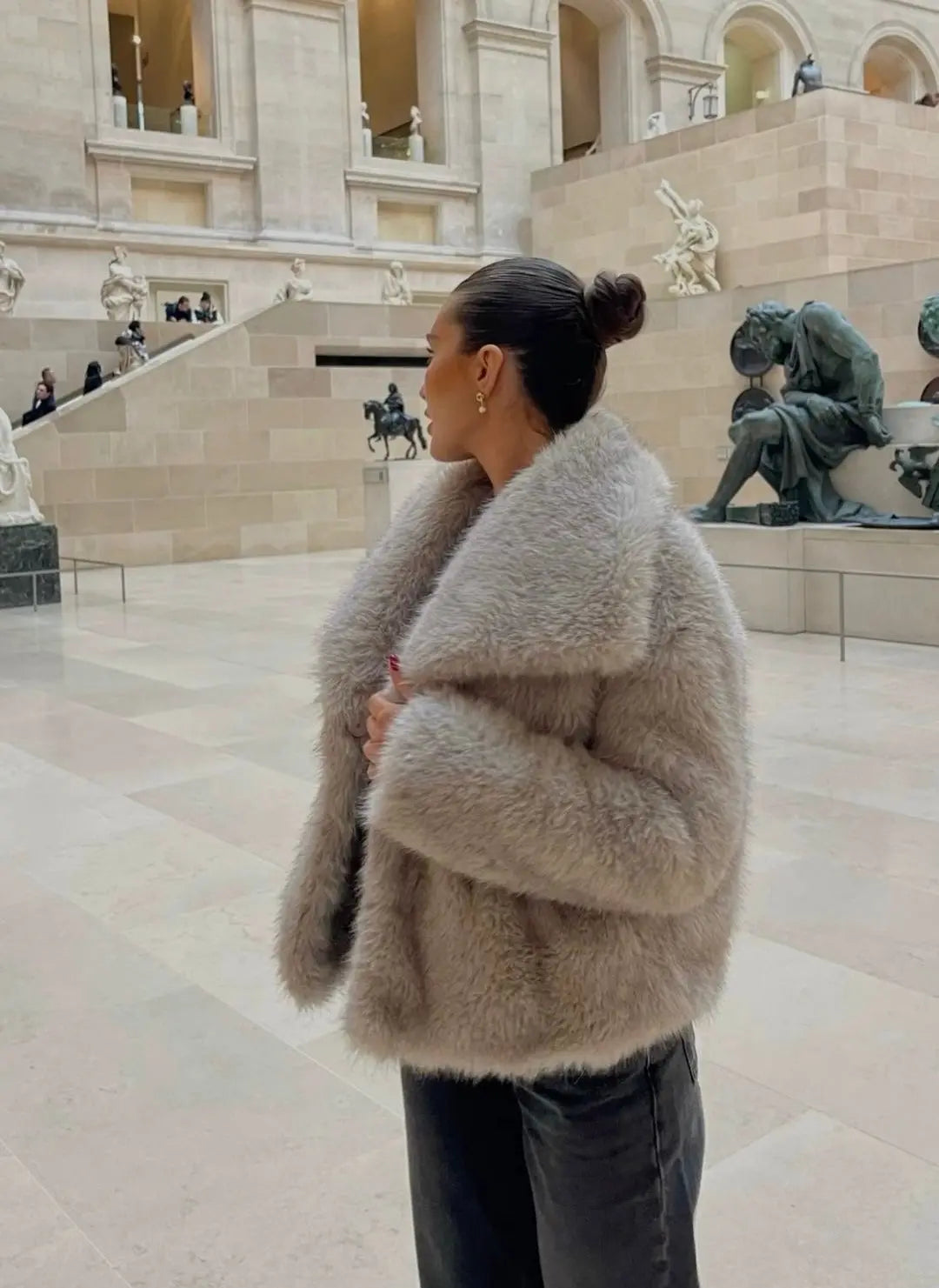 Damen Jacke Strukturdesign Täglich