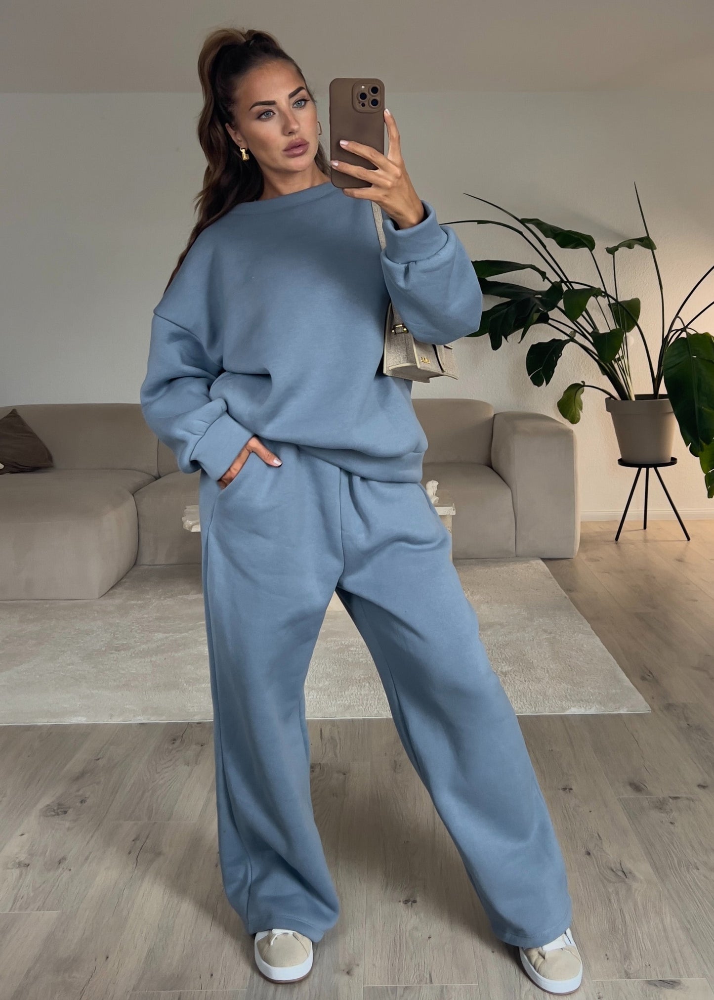 Norvielle Damen Trainingsanzug Modisch