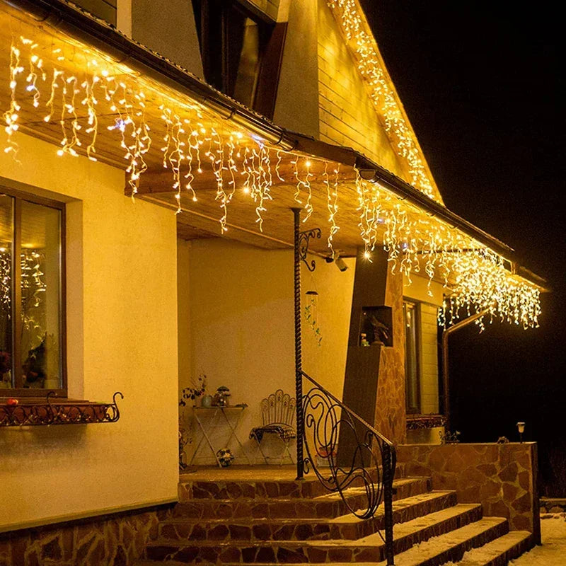 Eiszapfen LED Lichter Außenbeleuchtung Dekor - Norvielle