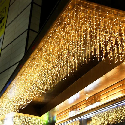 Eiszapfen LED Lichter Außenbeleuchtung Dekor
