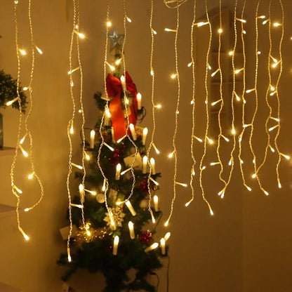 Eiszapfen LED Lichter Außenbeleuchtung Dekor