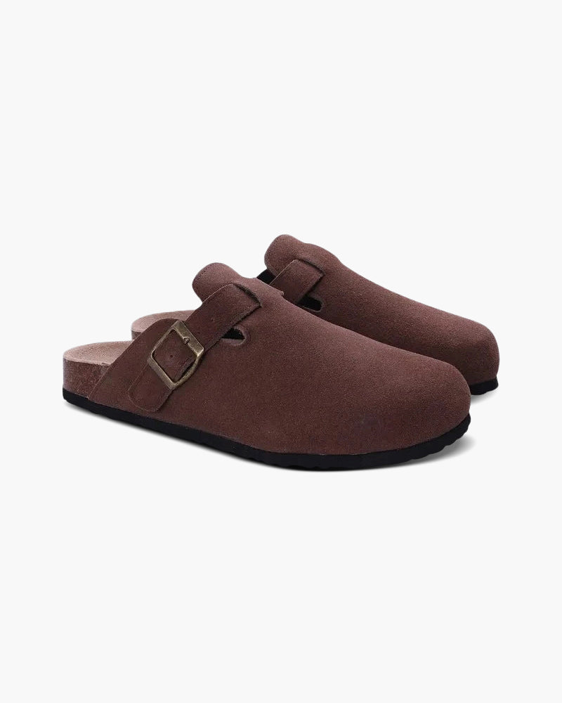 Herren Clogs Wildleder Ergonomisch Bequem