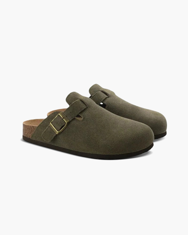Herren Clogs Wildleder Ergonomisch Bequem