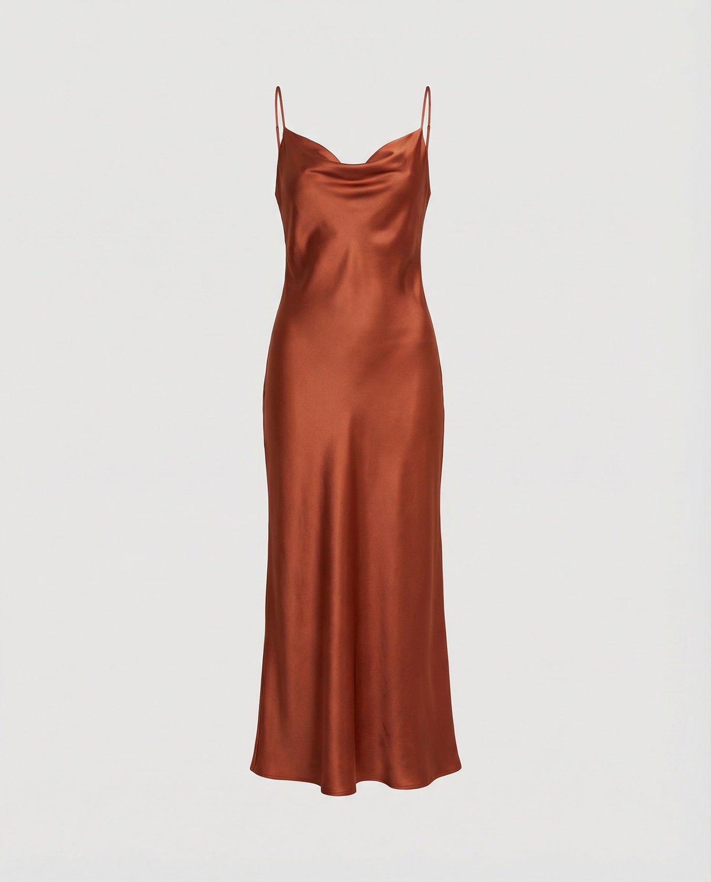 Damen Satin-Kleid Elegant