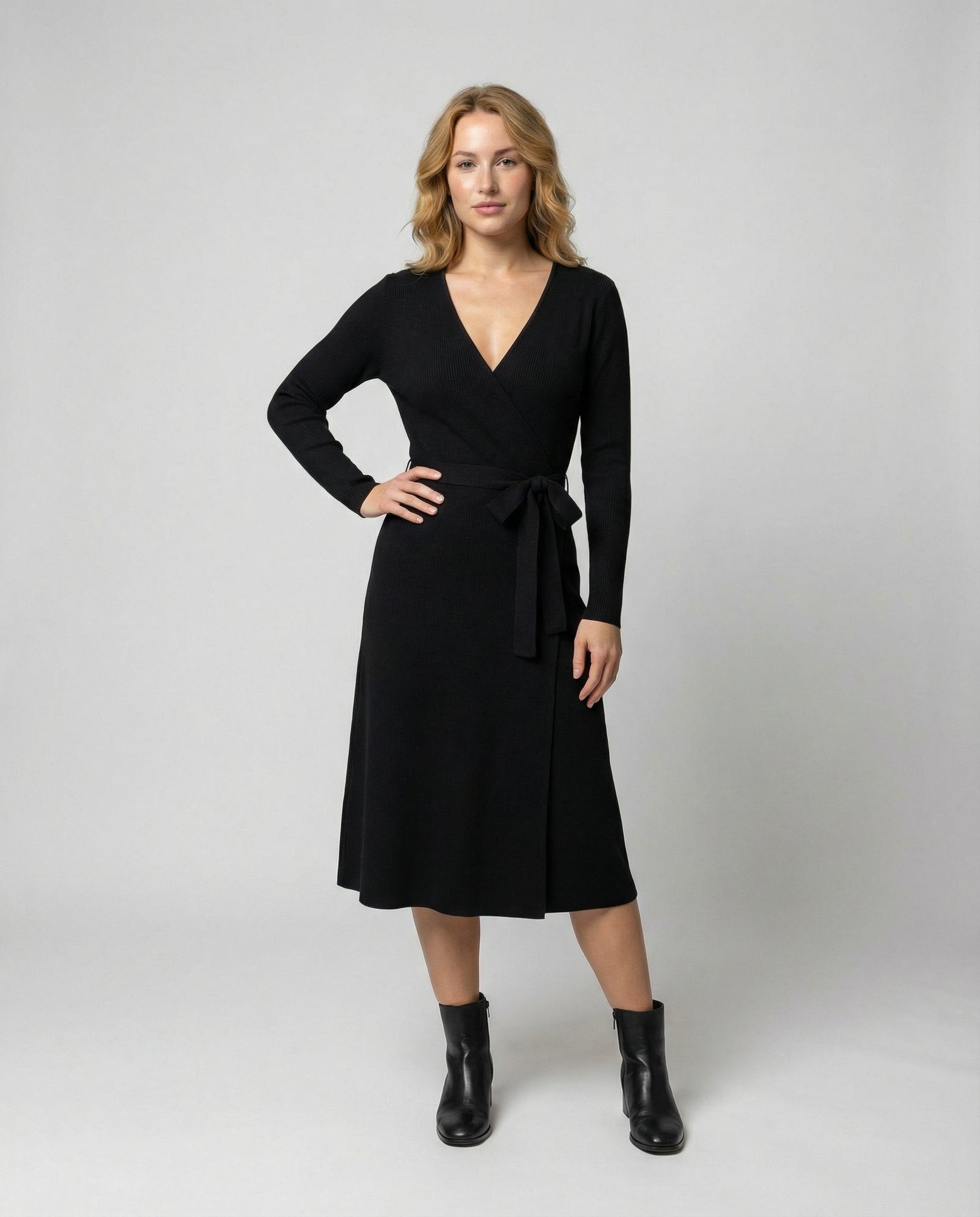 Elegantes Damen Wickelkleid - Norvielle