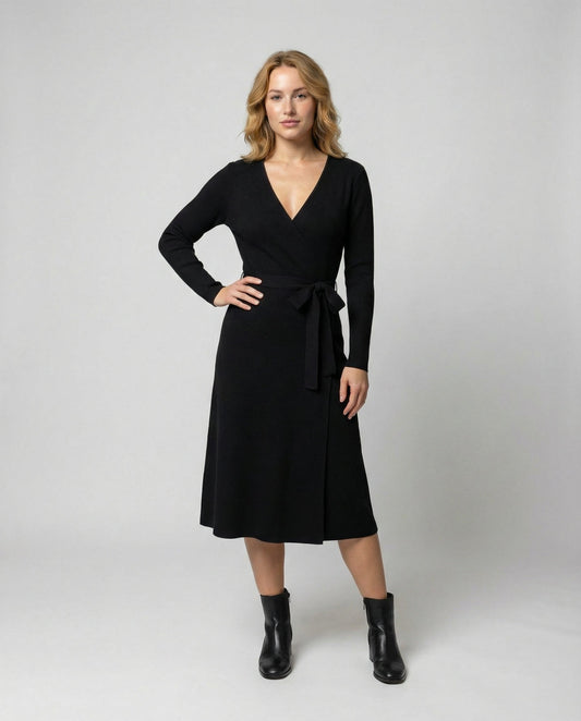 Elegantes Damen Wickelkleid - Norvielle