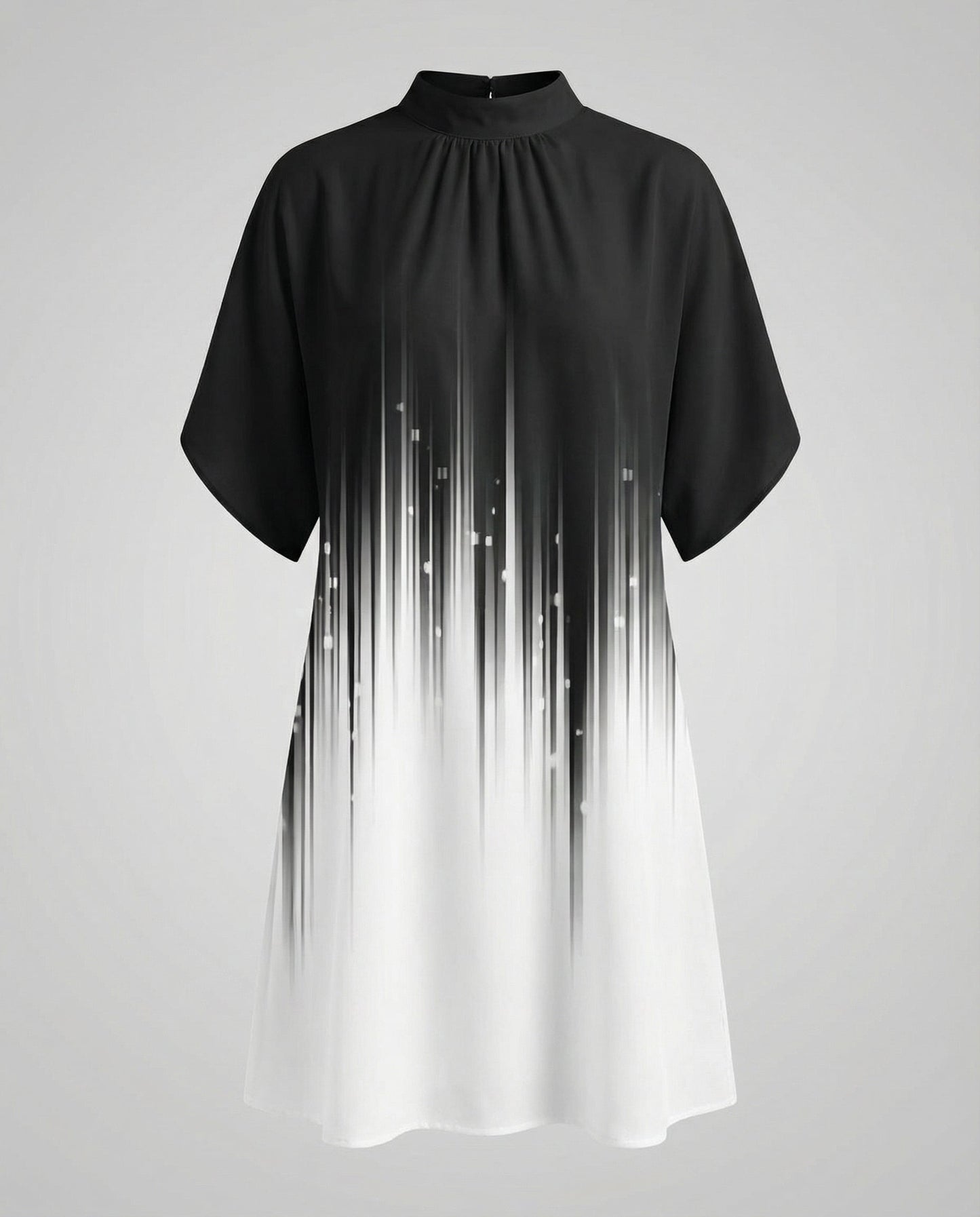 Damen Fledermausärmel Kleid Elegantes