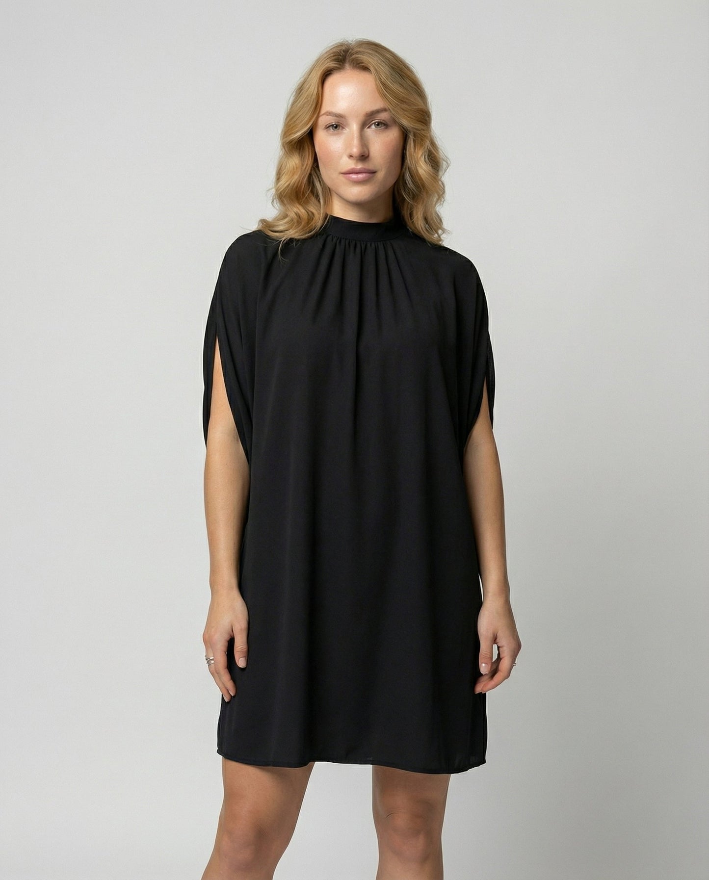 Damen Fledermausärmel Kleid Elegantes - Norvielle