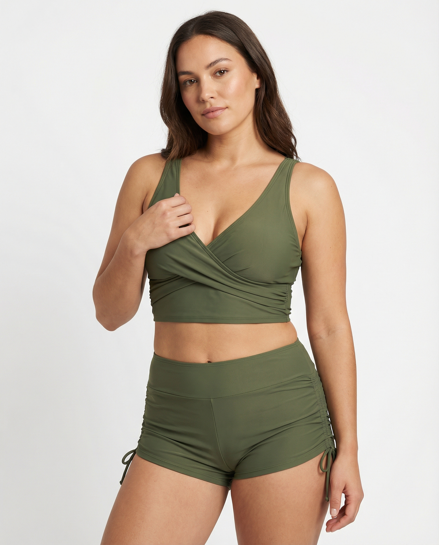 Damen Bikini Set Olivgrün Aktiv - Norvielle
