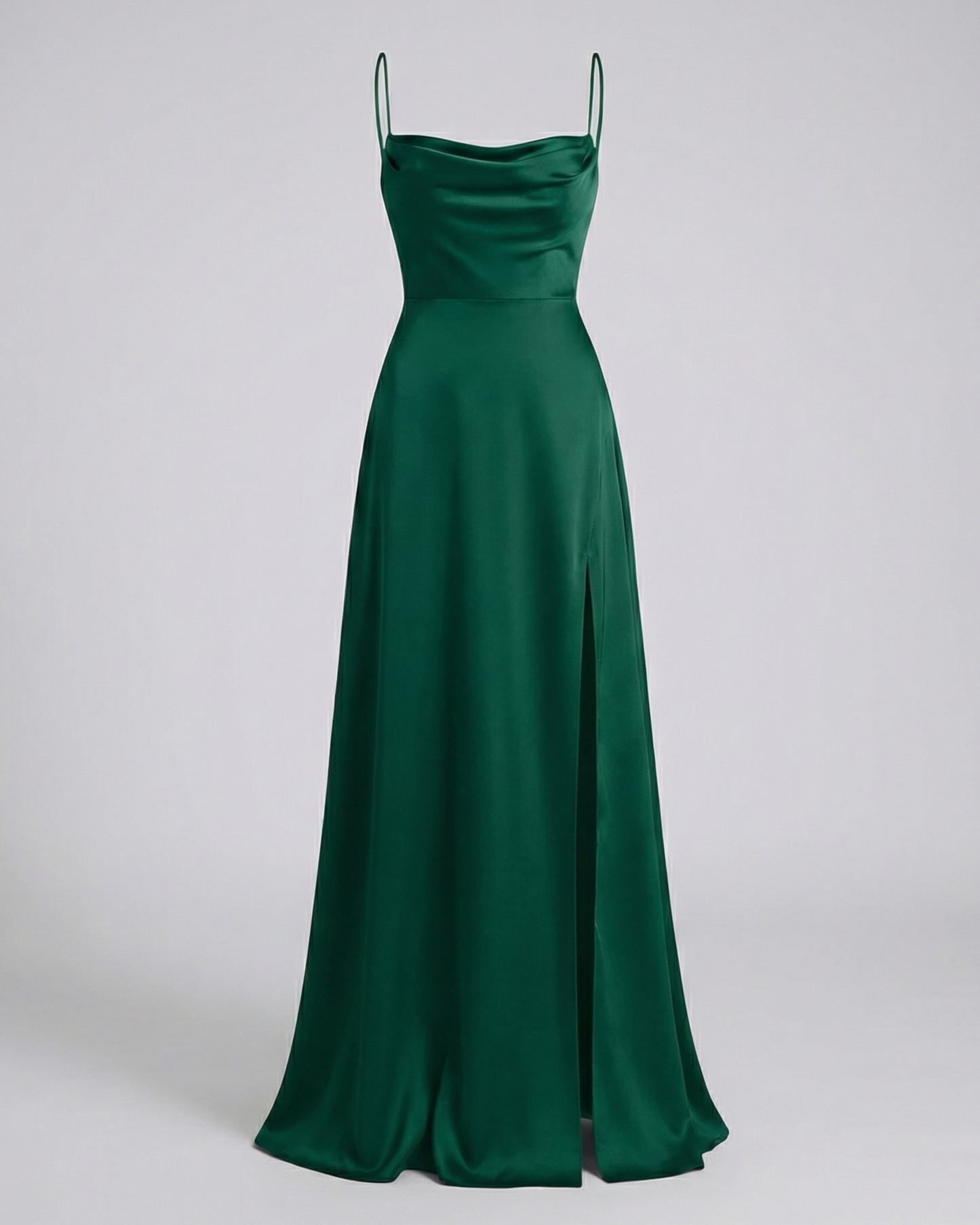 Damen Maxi Abendkleid Hochschlitz