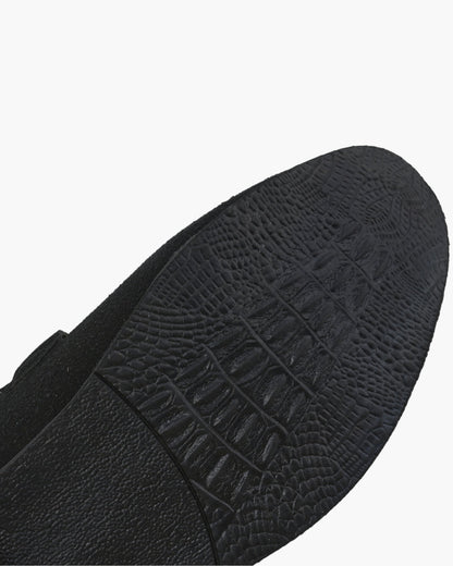 Elias Herren Loafer Wildleder Elegant Metall