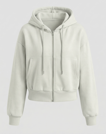 Norvielle Damen Oversize Sweatshirt Mit Reißverschluss