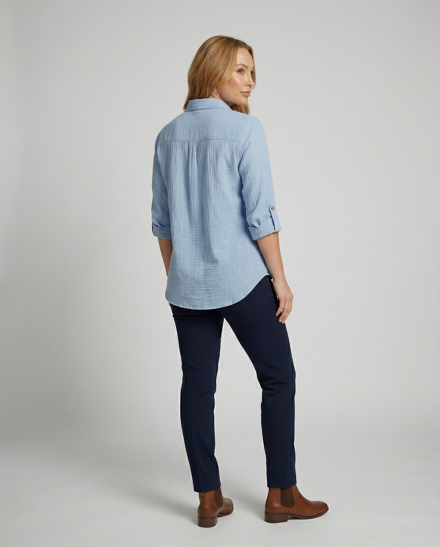 Damenhemd Rüschen Elegantes Bluse Weiß