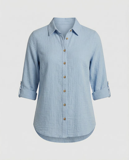 Damenhemd Rüschen Elegantes Bluse Weiß
