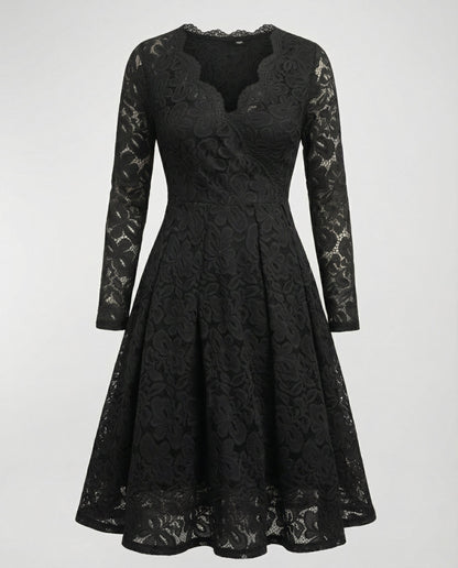 Damen Spitzenkleid Elegant Norvielle