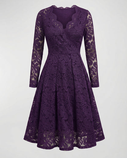 Damen Spitzenkleid Elegant Norvielle