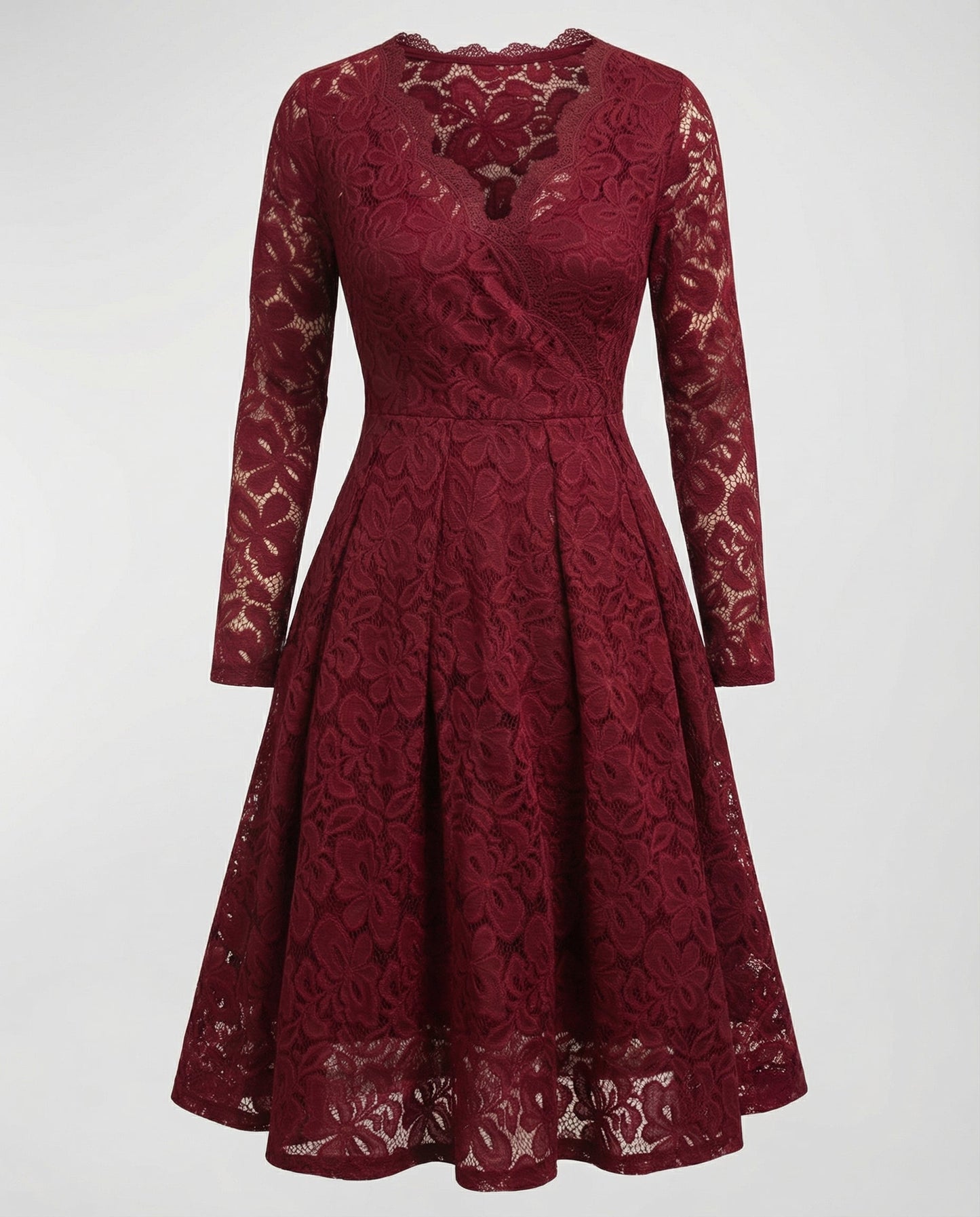 Damen Spitzenkleid Elegant Norvielle