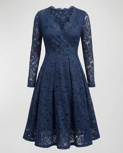 Damen Spitzenkleid Elegant Norvielle
