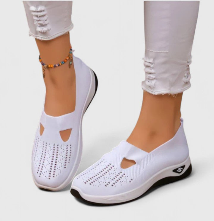 Damen Slip-On Sneaker Atmungsaktives Mesh