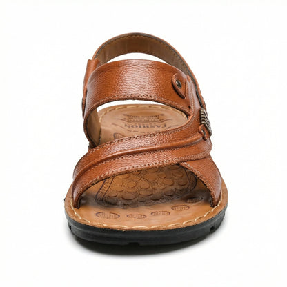 Herren Orthopädische Sandalen Leder