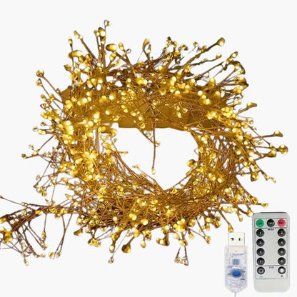 WeihnachtsLED-Lichter Innenausstattung USB-Betrieb mit Fernbedienung - Norvielle