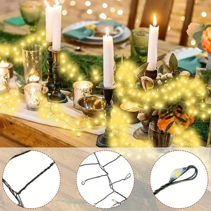 WeihnachtsLED-Lichter Innenausstattung USB-Betrieb mit Fernbedienung