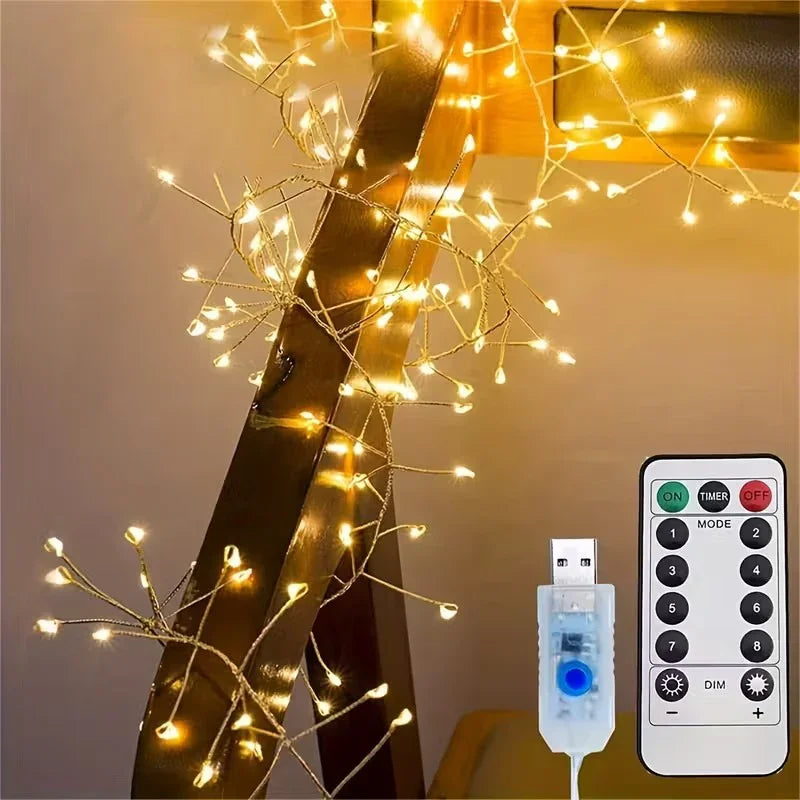 WeihnachtsLED-Lichter Innenausstattung USB-Betrieb mit Fernbedienung
