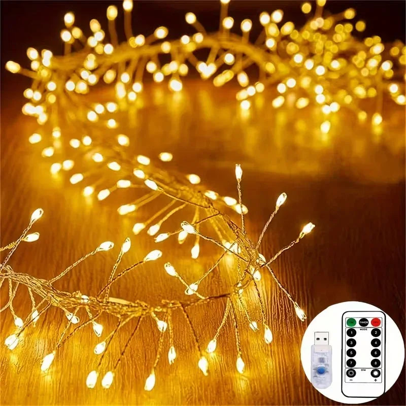 WeihnachtsLED-Lichter Innenausstattung USB-Betrieb mit Fernbedienung
