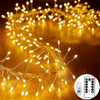 WeihnachtsLED-Lichter Innenausstattung USB-Betrieb mit Fernbedienung