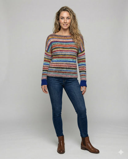 Damen Norwegerpullover Stilvoll