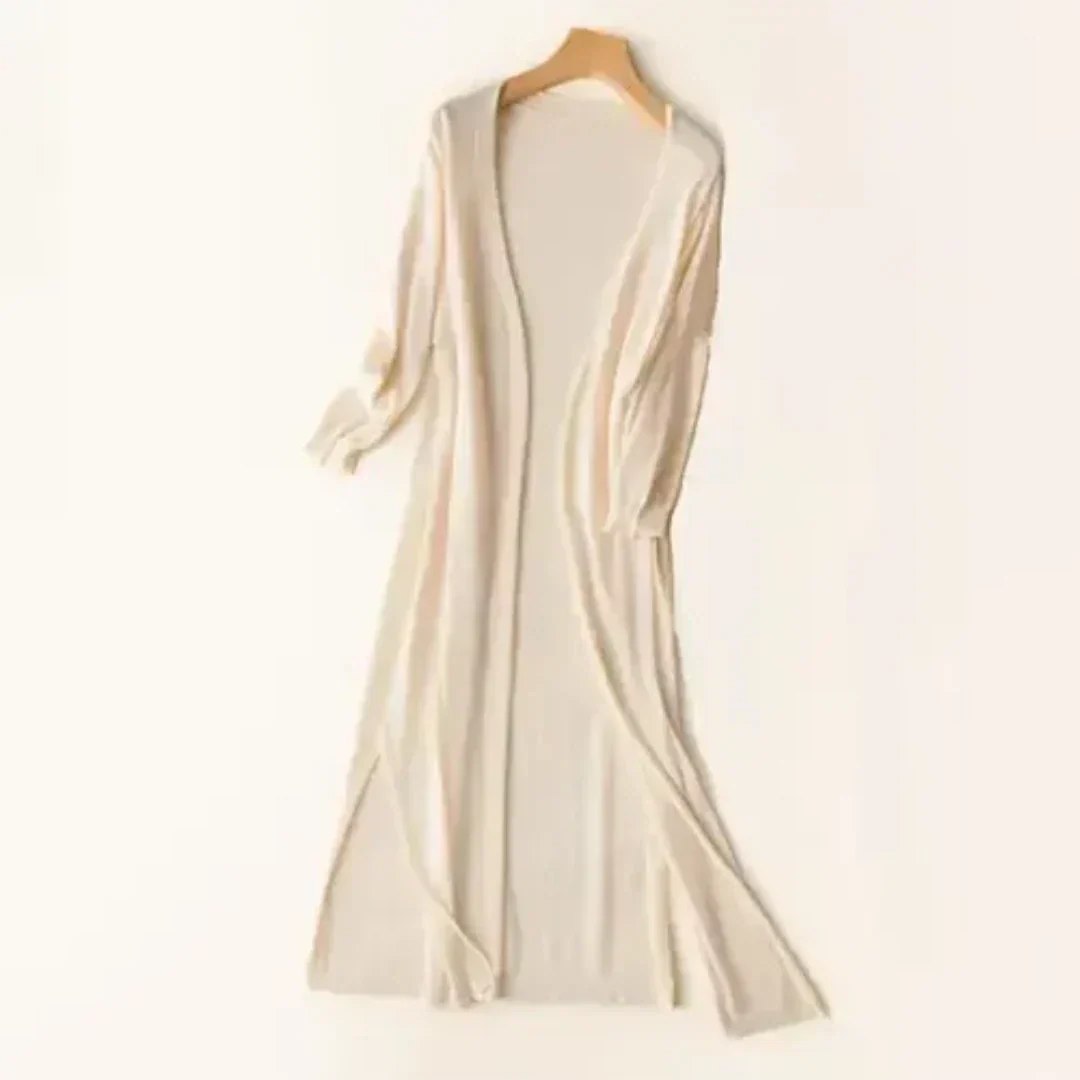 Damen Langarmcardigan Lang - Norvielle