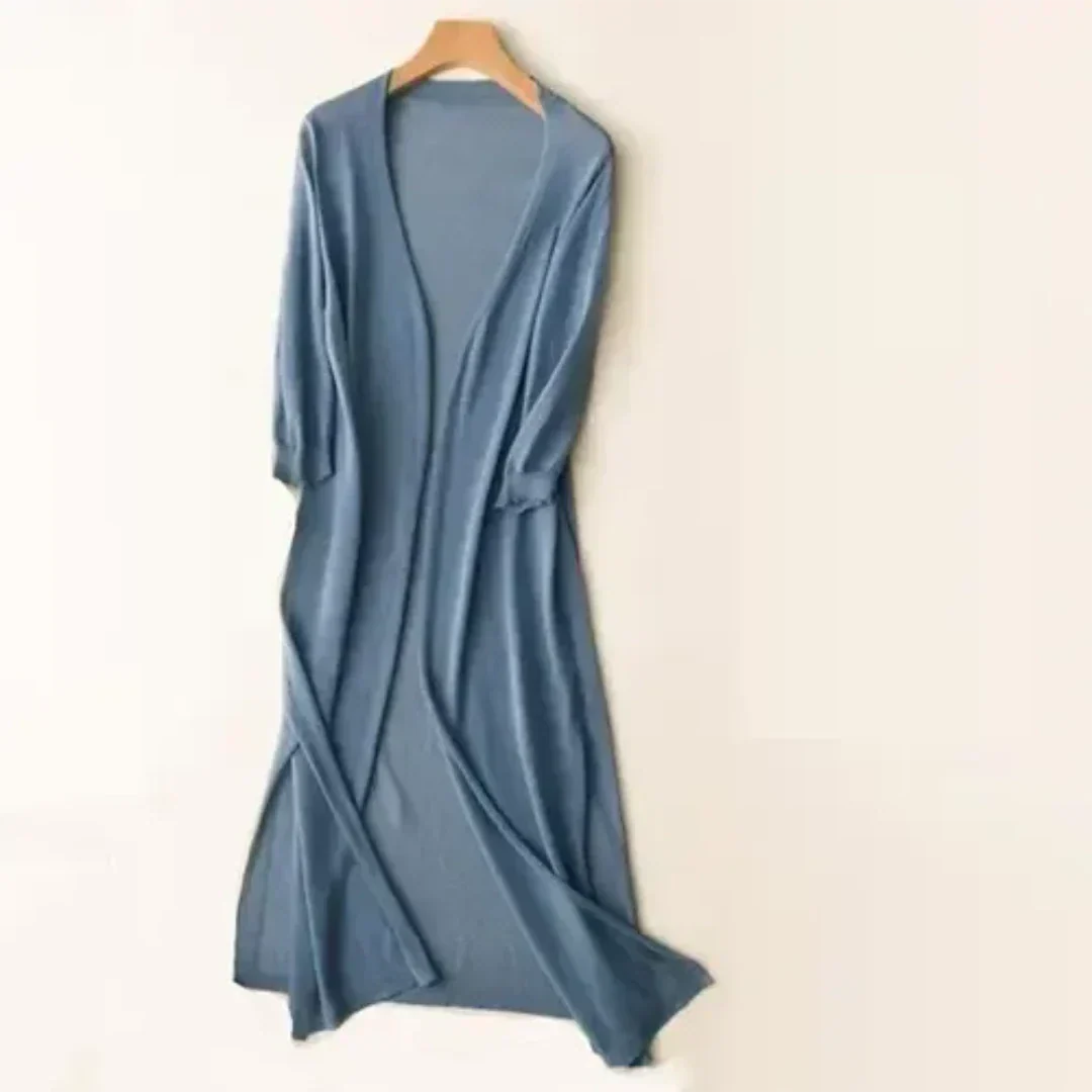 Damen Langarmcardigan Lang