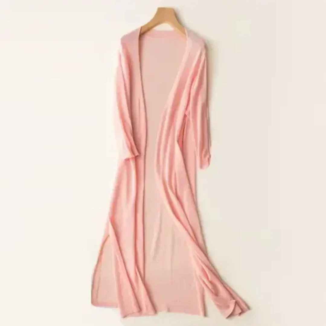 Damen Langarmcardigan Lang
