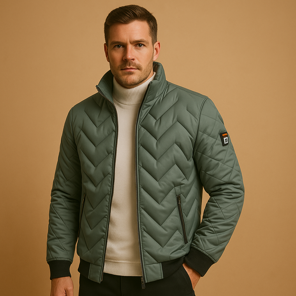 Herren Daunenjacke Isoliert Winddicht