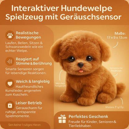 Hundespielzeug mit Geräuschsensor für Welpen