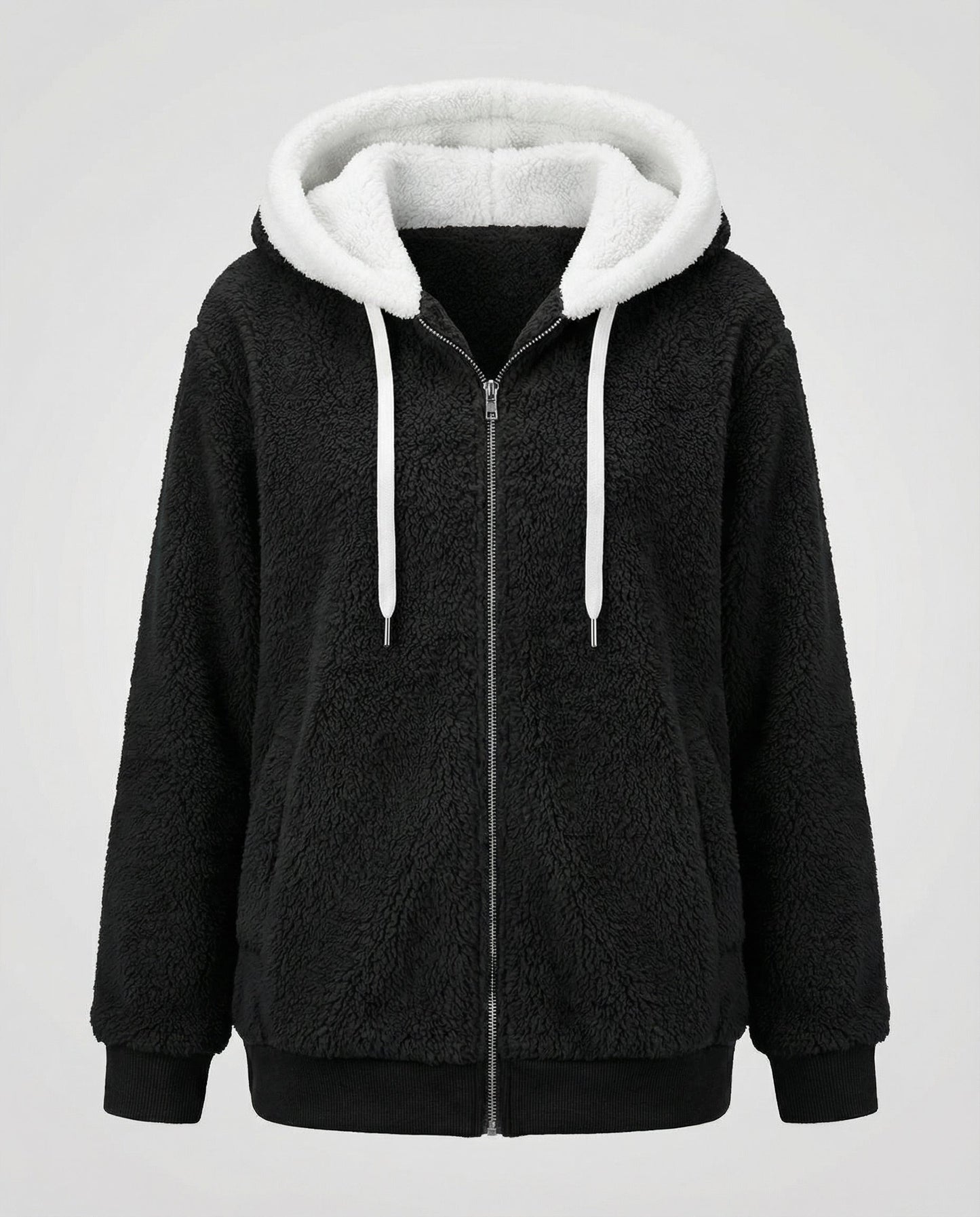 Damen Übergroße Teddyjacke