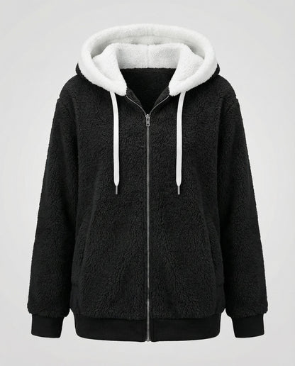 Damen Übergroße Teddyjacke