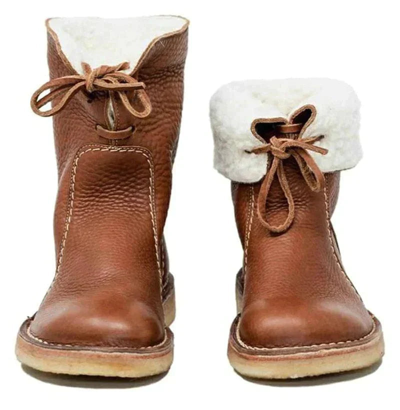 Damen Winterstiefel Wasserdicht Warmes Fleece