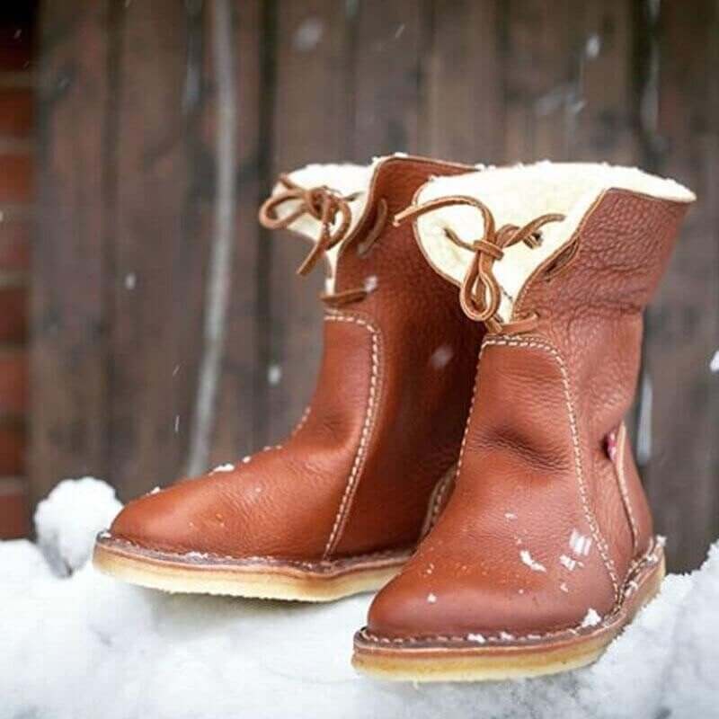 Damen Winterstiefel Wasserdicht Warmes Fleece