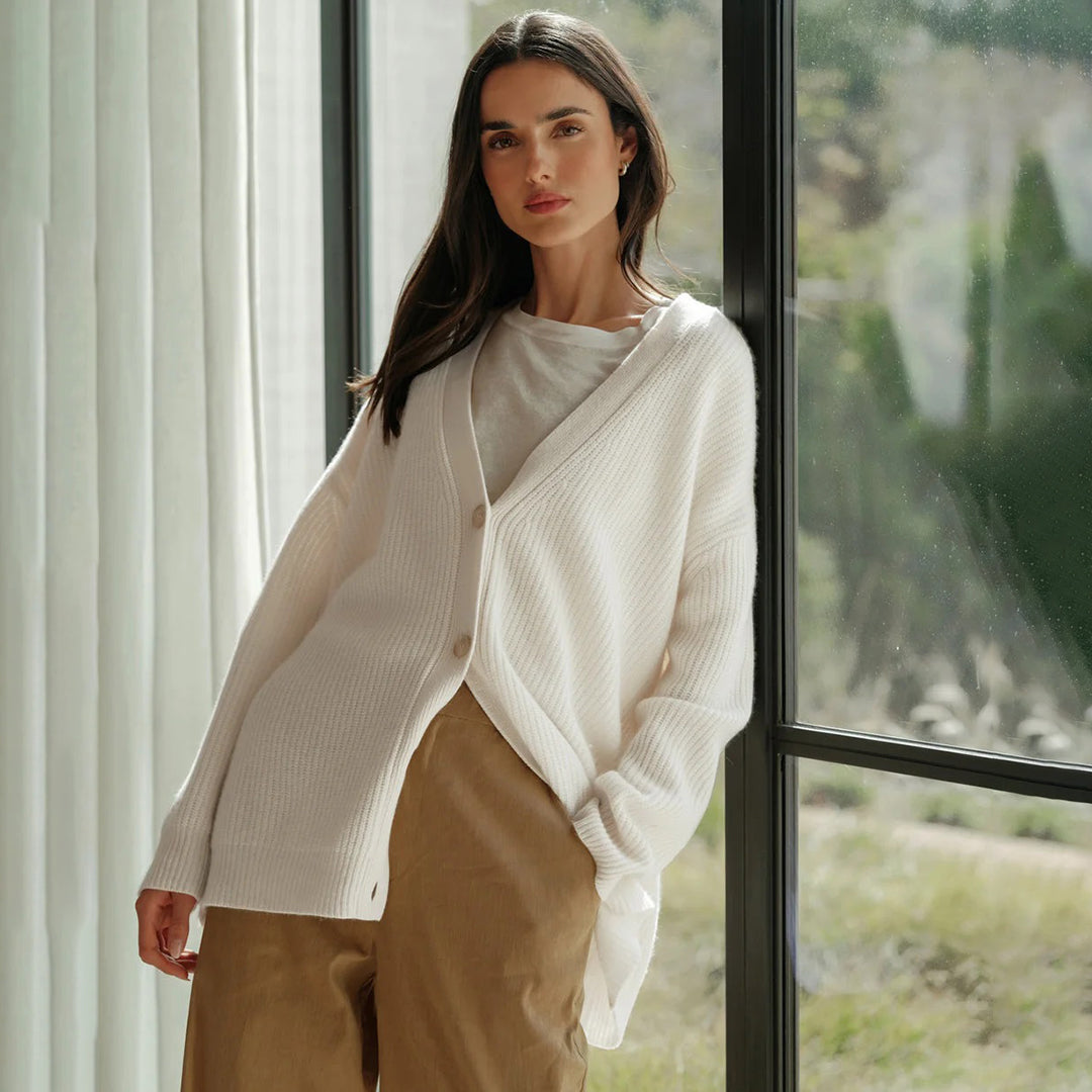 Norvielle Damen Übergröße Cardigan