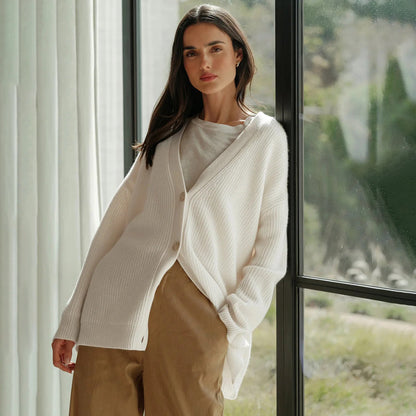 Damen Oversize Cardigan Großzügig