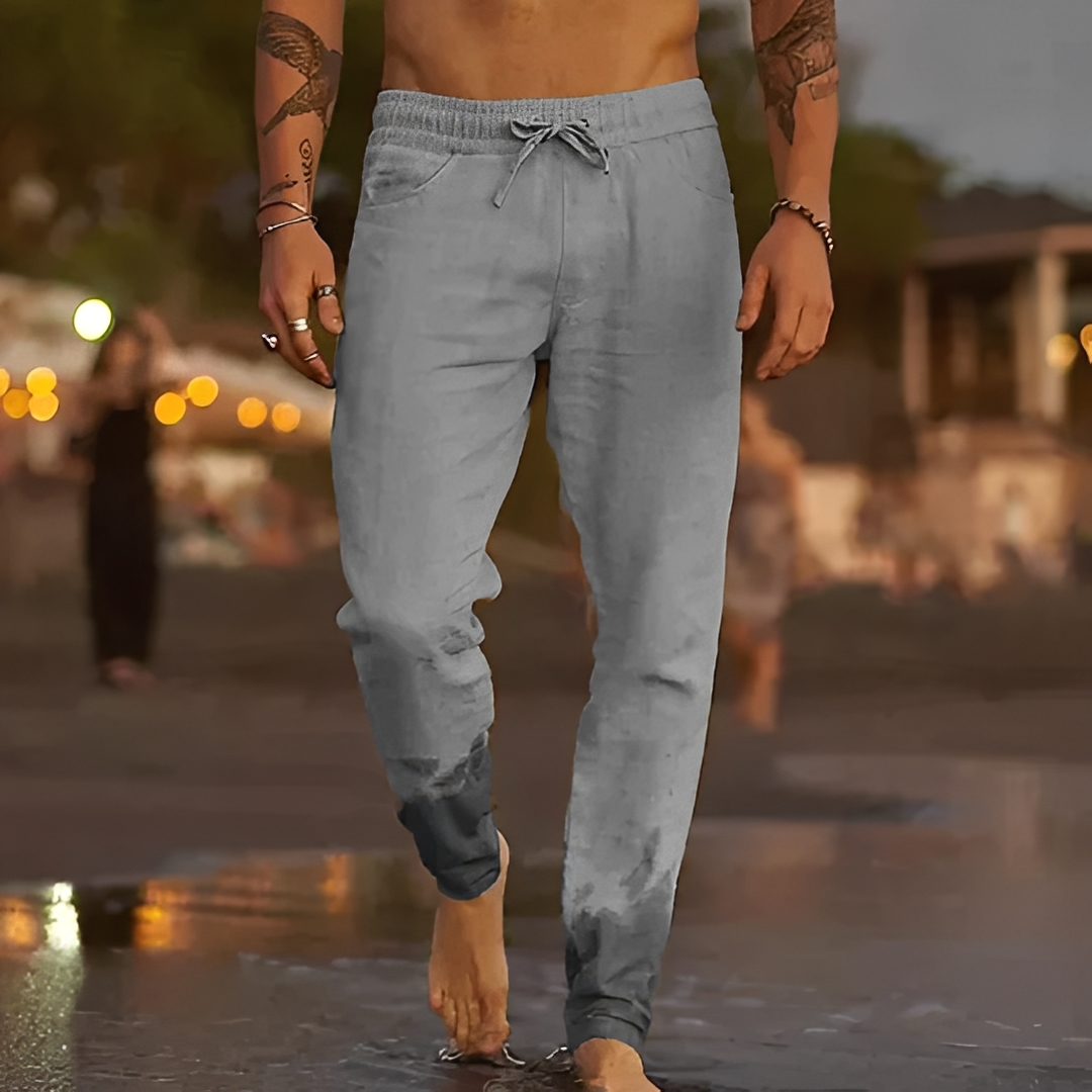 Herren Sommerhosen Trendig Leicht Beige