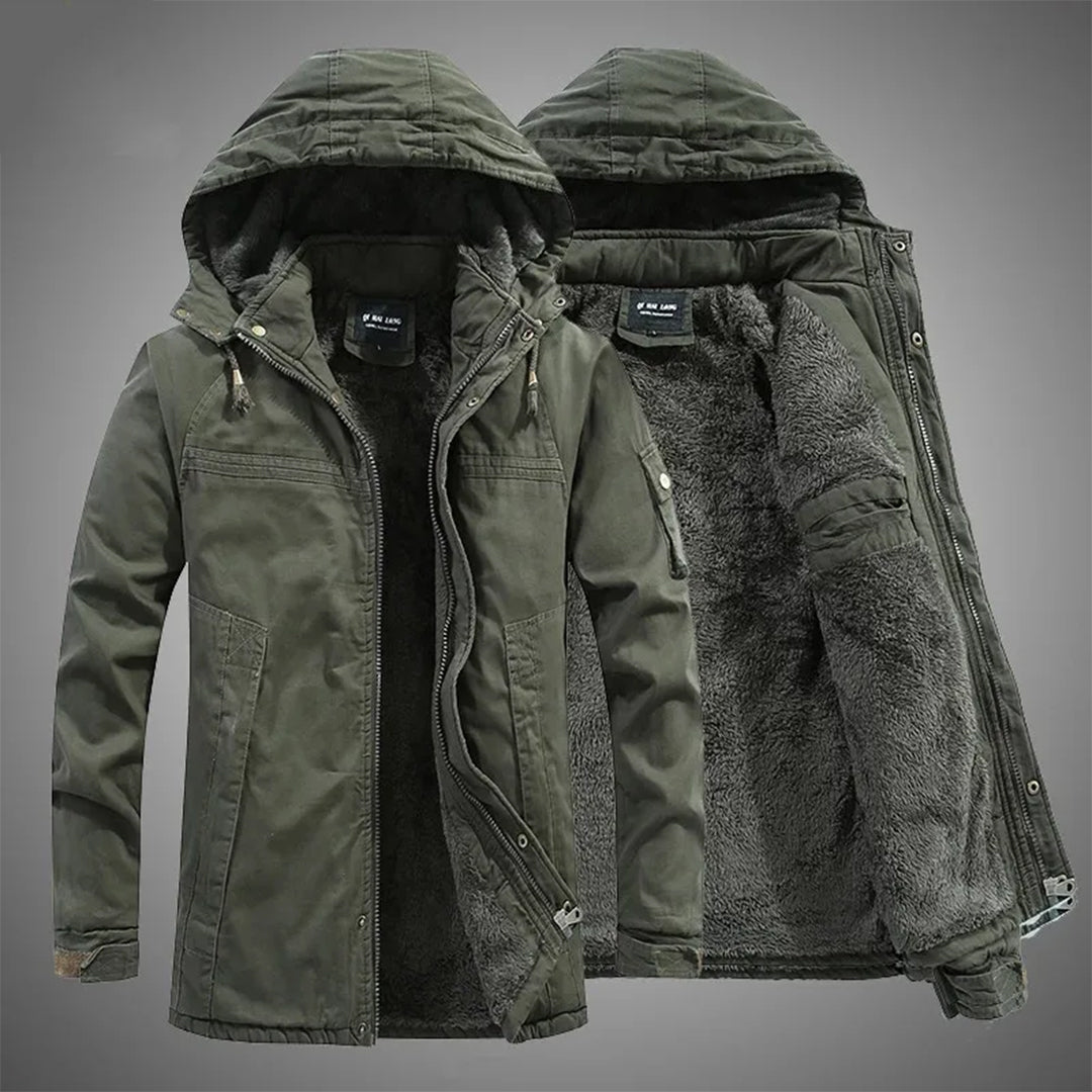 Byron Damen Fleecejacke Kapuze Bequem Grün - Norvielle