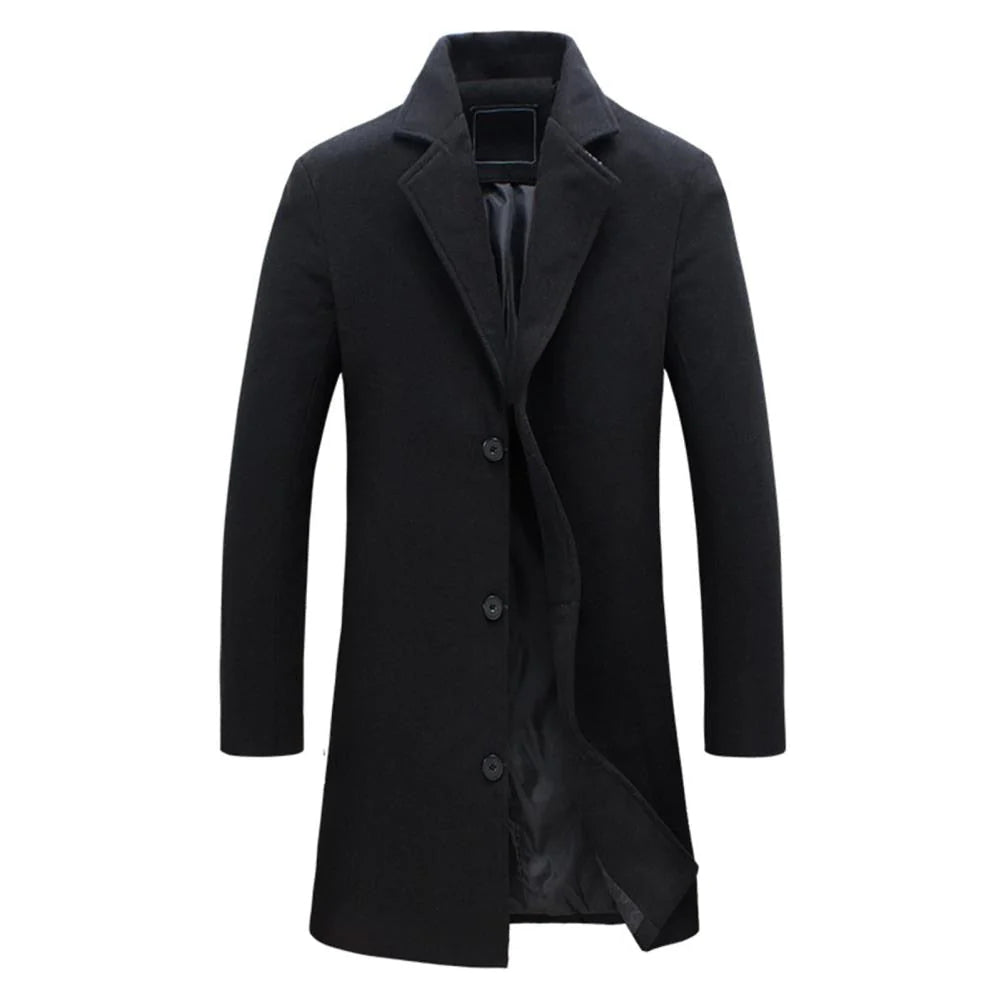 Herren Winterjacke Lang Norvielle Bequem