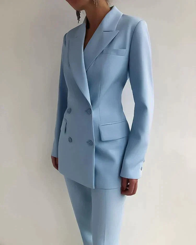 Damen Blazer Hose Set - Norvielle